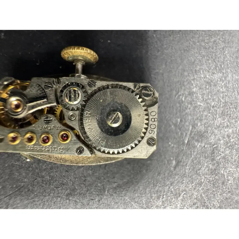 Antique 1925 Waltham 17 Jewels 444 RF Stamped Manual Wind Dial Movement 8.8mm